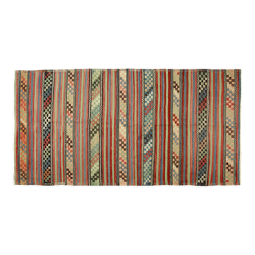 Tapis kilim artisanal d’Anatolie 293 cm x 148 cm