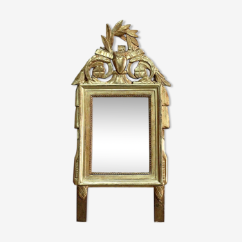 Miroir en bois doré, style Louis XVl, début XXe