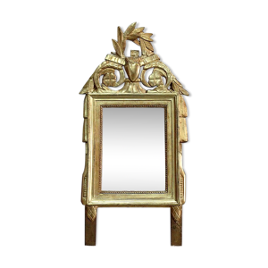 miroir en bois doré,