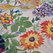 Aubusson tapestry "The Black Trellis" by Odette Caly — Pinto Workshops