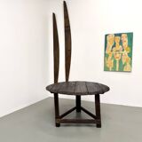 Round table in popular oak, circa 1880.