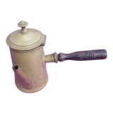 Vintage brass chocolatiere 1900