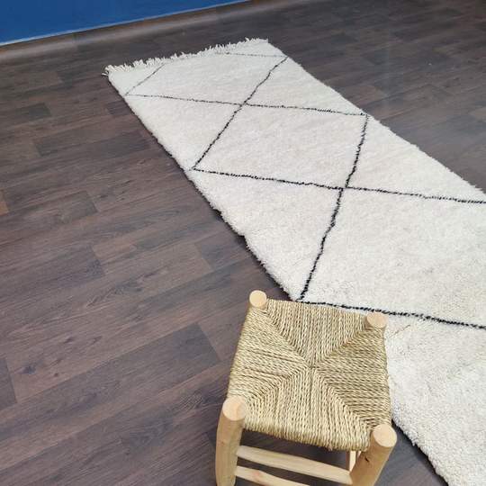 Beni Ouarain hallway rug 100x275cm