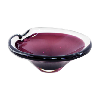 Coupelle en verre de Murano années 60