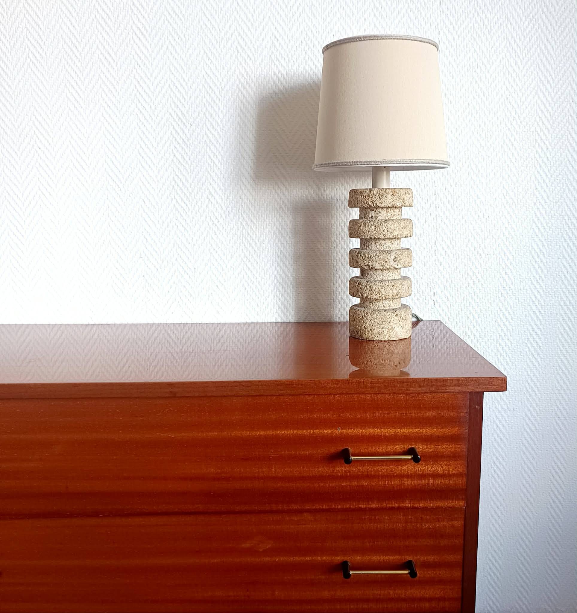 Commode pieds compas 1950 mid-century vintage