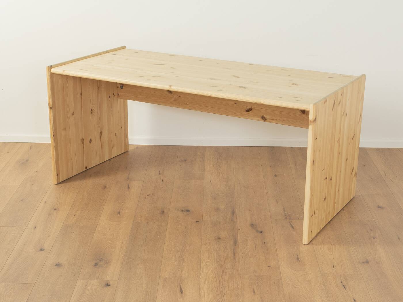 Solid wood desk from the 1980s