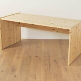 Solid wood desk from the 1980s