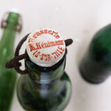 3 old bottles of Dijon breweries