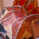 Tiffany-style stained glass pendant light