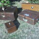 Chest on wheels 19th