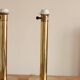 Pair of Vintage Large Brass Table Lamps
