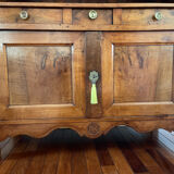 Empire-style cherry wood two-piece buffet