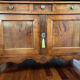 Empire-style cherry wood two-piece buffet