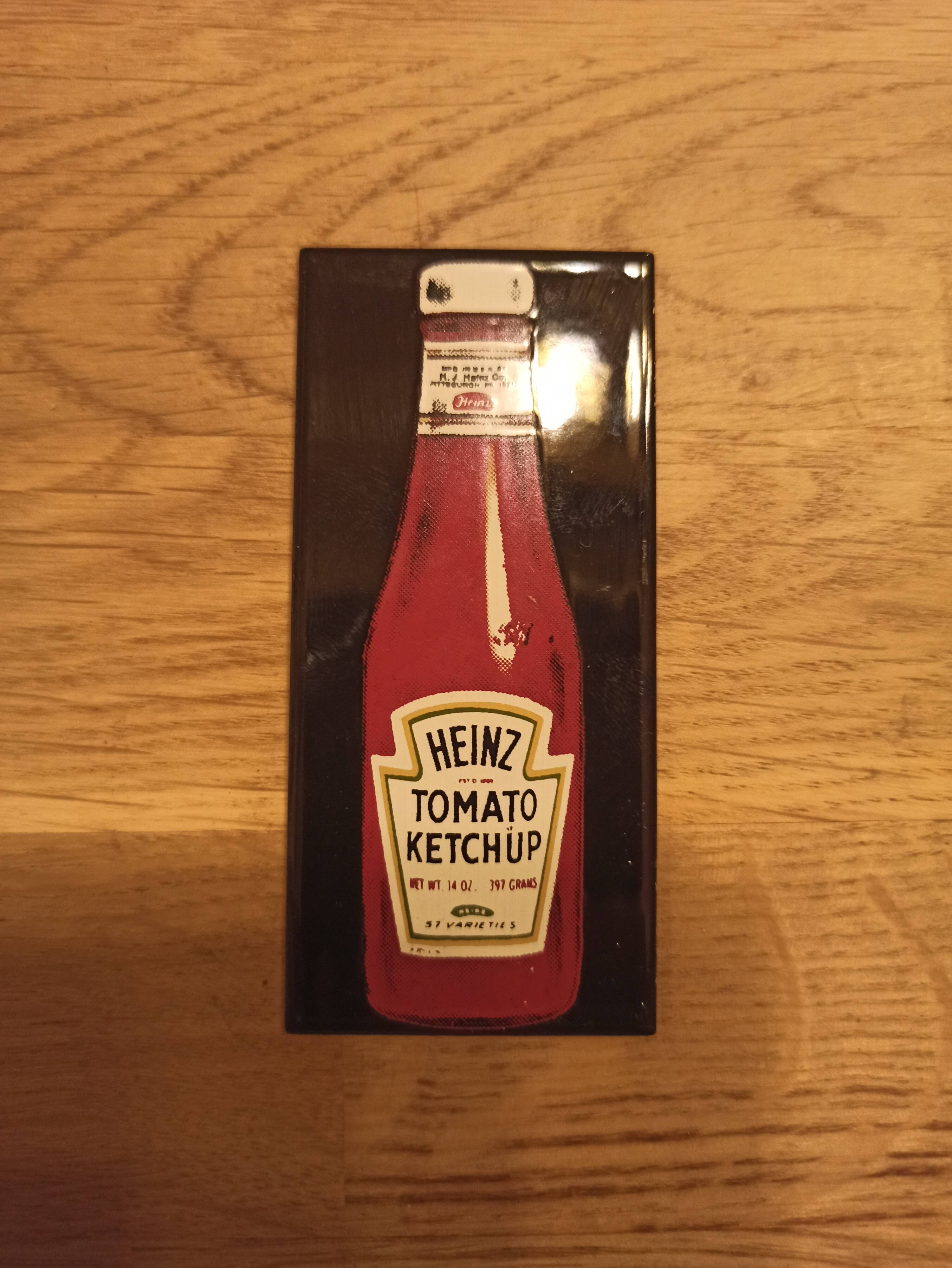 Heinz ancient enamelled plaque