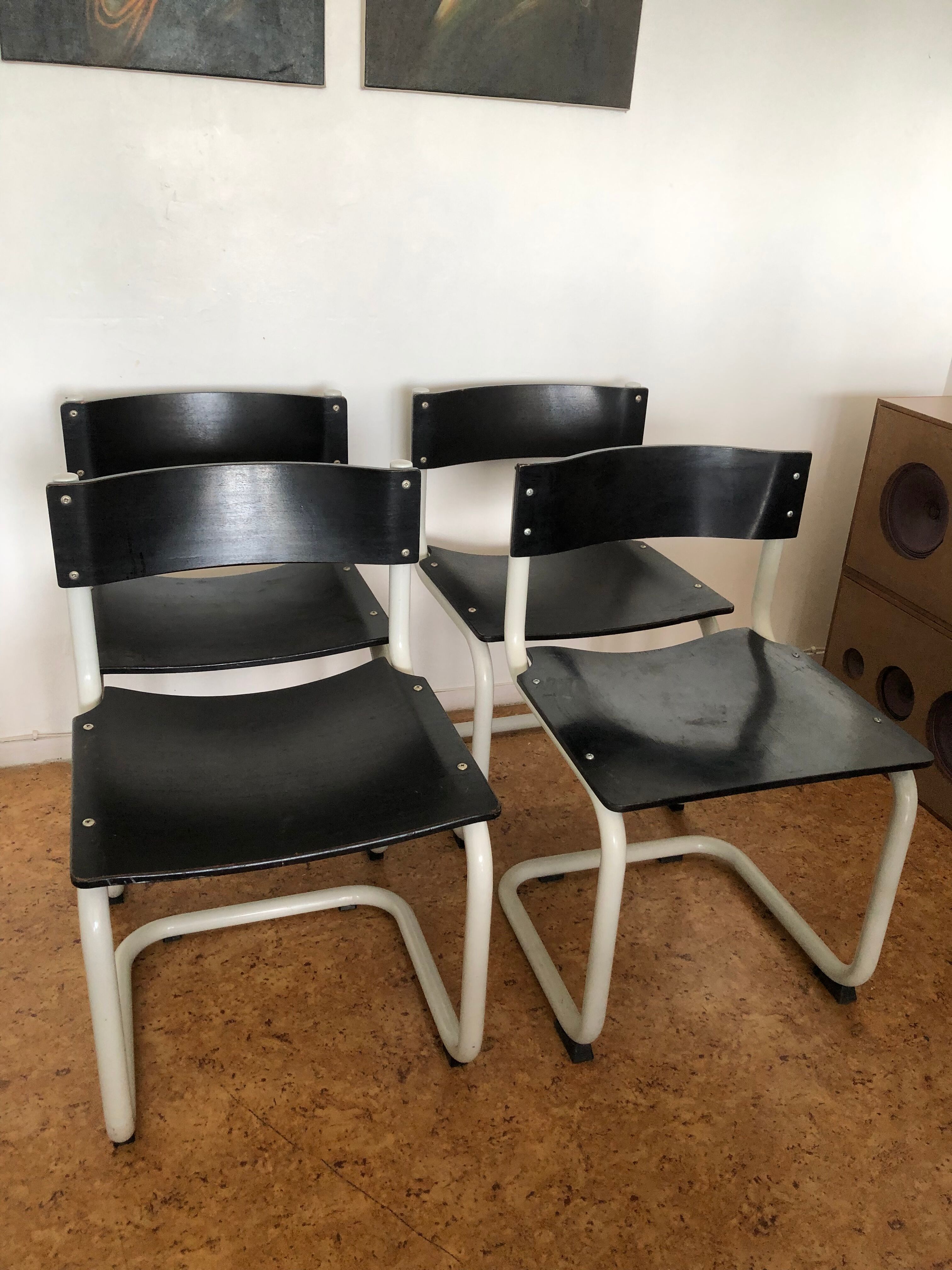 Set of 4 knud Friis & Elmar Moltke chairs for Randres AS