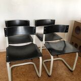 Set of 4 knud Friis & Elmar Moltke chairs for Randres AS