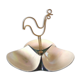 Servant with stylized rooster design 50s - 60s