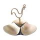 Serviteur au coq stylisé des années 50 - 60