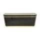 Black lacquered and brass inlade by J.C. Mahey 70s