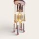 Chrome and glass chandelier by Gaetano Sciolari, 1960s