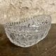 Antique cut glass bowl / crystal style – 1950s/1970s