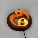 Mid Century Brutalist Ceramic Wall Lamp, 1960s