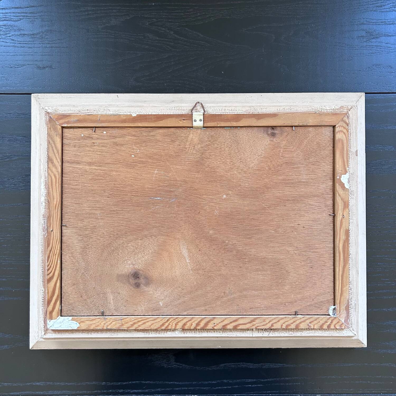 Old painting Villa on the sea