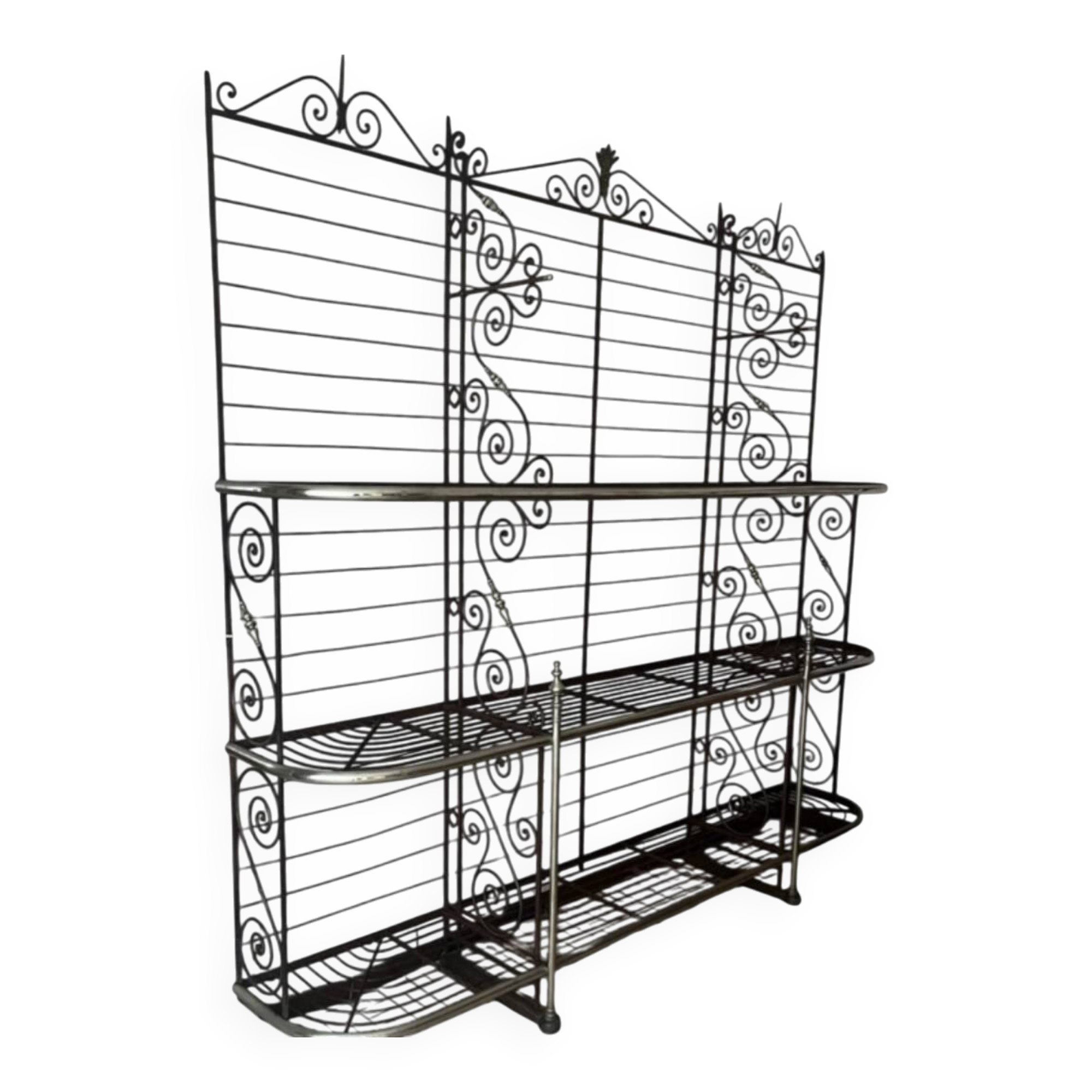 Wrought iron bread box