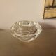 Vintage 70's faceted crystal ashtray