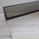 Table basse , verre fumé