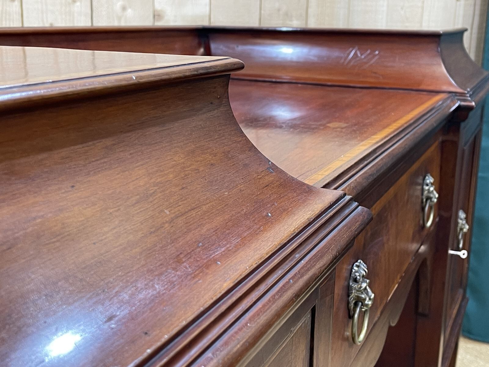 English mahogany service late nineteenth century
