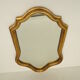 Ancien miroir de style  en bois tour doré, 41x27 cm