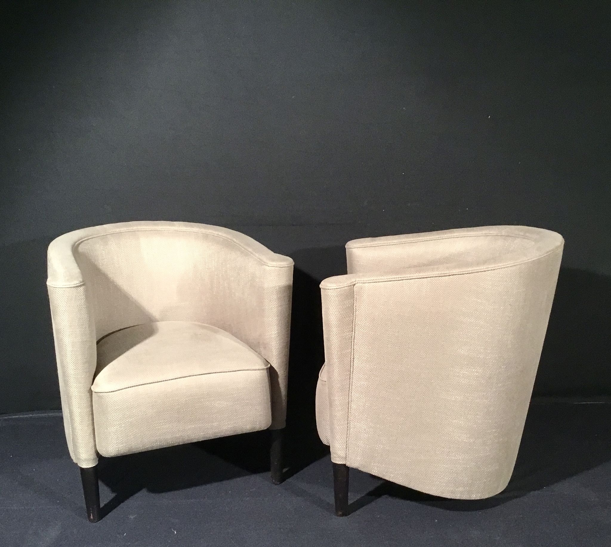 Pair of cruise ship chairs