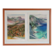 Lithographies Montagne Sainte Victoire, par Camille Hilaire