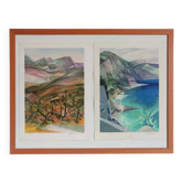 Lithographs of Montagne Sainte Victoire, by Camille Hilaire