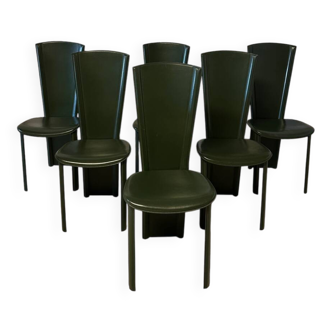 6 Roche Bobois chairs, 1980s vintage