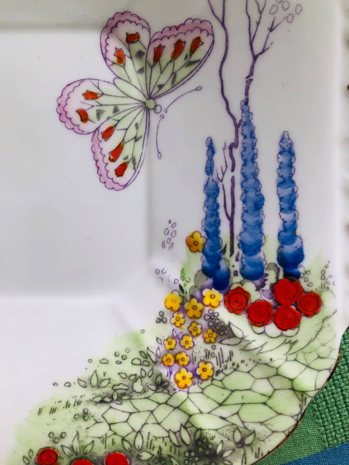 Service thé porcelaine anglaise Melba