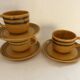 Sarreguemines stoneware cups