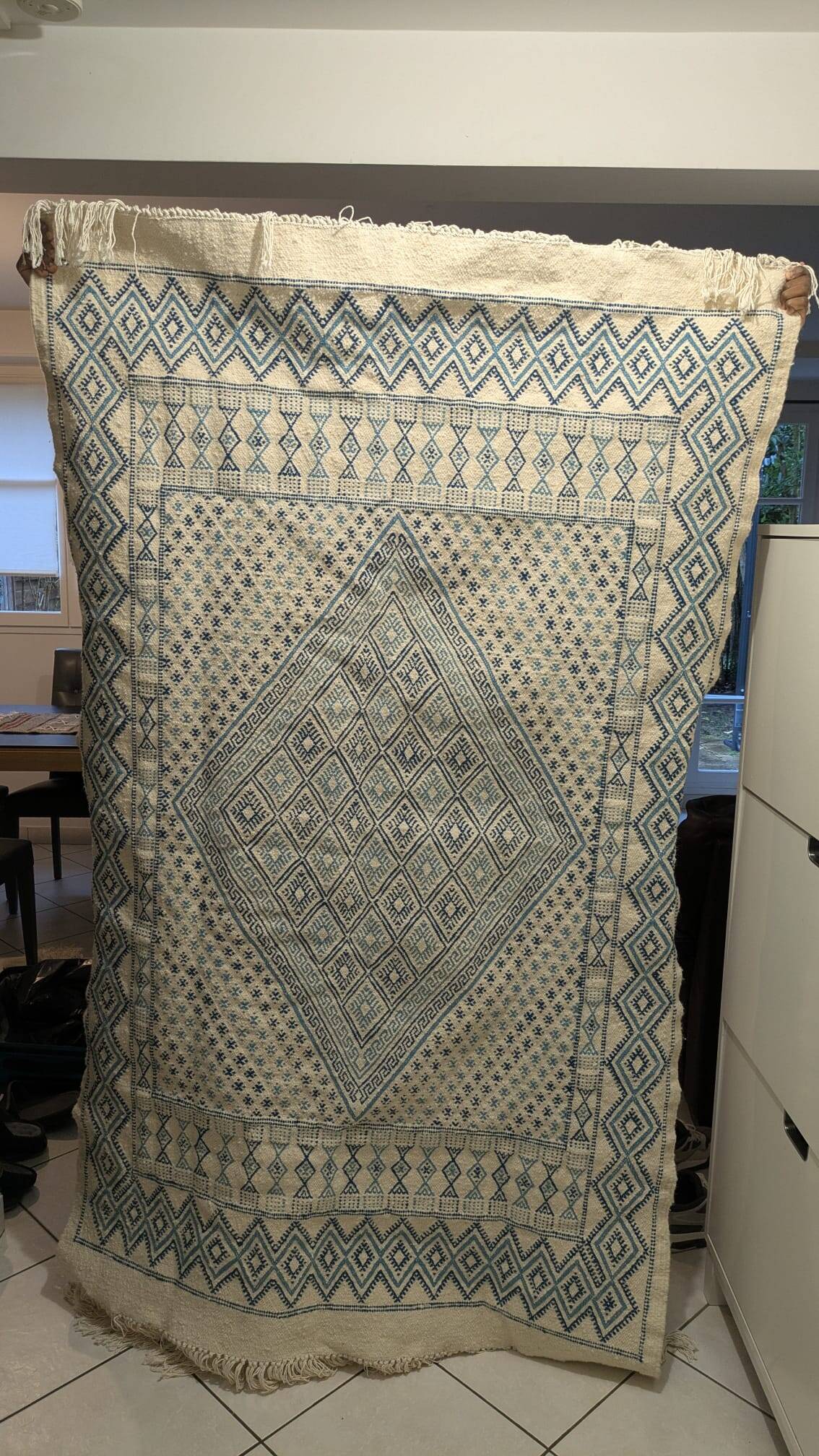 Handmade Tunisian rug