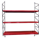 Original string shelf with metal shelfs