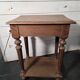 Louis XVI style bedside table in solid oak