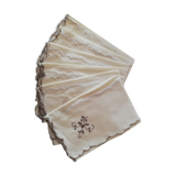 Lot de 6 serviettes