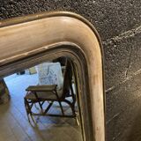 Mirror XIX eme in wood and stucco