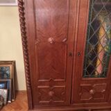 Armoire en chêne de style espagnol, début du XXe siècle
