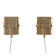 Vintage Swedish Wall Sconces, Set of 2