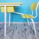 Bureau enfant vintage rénové