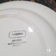 Plate Digoin Sarreguemines model Jacquot red