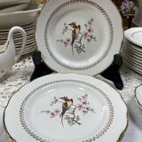 Set of 4 dessert plates Gien model Tokio diameter 18.5 cm