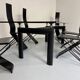 Le Corbusier Cassina LC6 vintage glass dining table