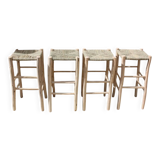 4 Moroccan handmade stools 60x30cm
